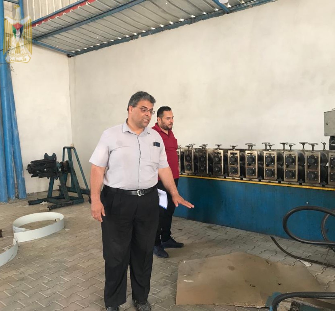 الرقابة الصناعية تنظم جولات ميدانية على منشآت صناعية في رفح وخانيونس