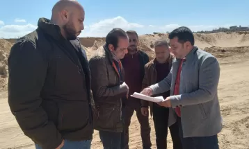 وزارة الاقتصاد: وفرنا رمال لمستشفى حمد بن جاسم بمدينة رفح