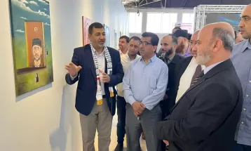 وزارة الاقتصاد تزور معرض (نتنفس حرية)