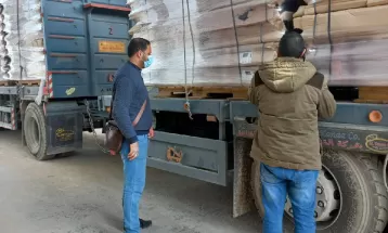 الاقتصاد: الإدارة العامة للتجارة والمعابر تصدر احصائية عمل المعابر الأسبوعية